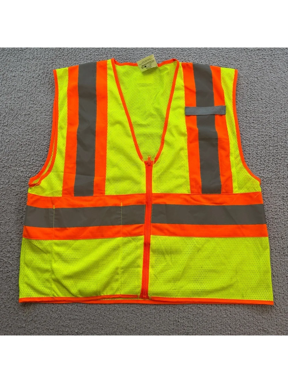 MCR Safety Luminator Class 2 Hi Vis Reflective Mesh Work Vest Medium